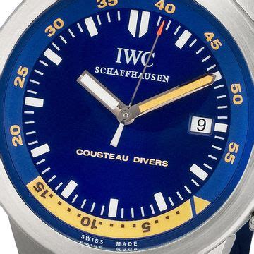 Preowned IWC Aquatimer 3548 stainless steel 41mm auto watch